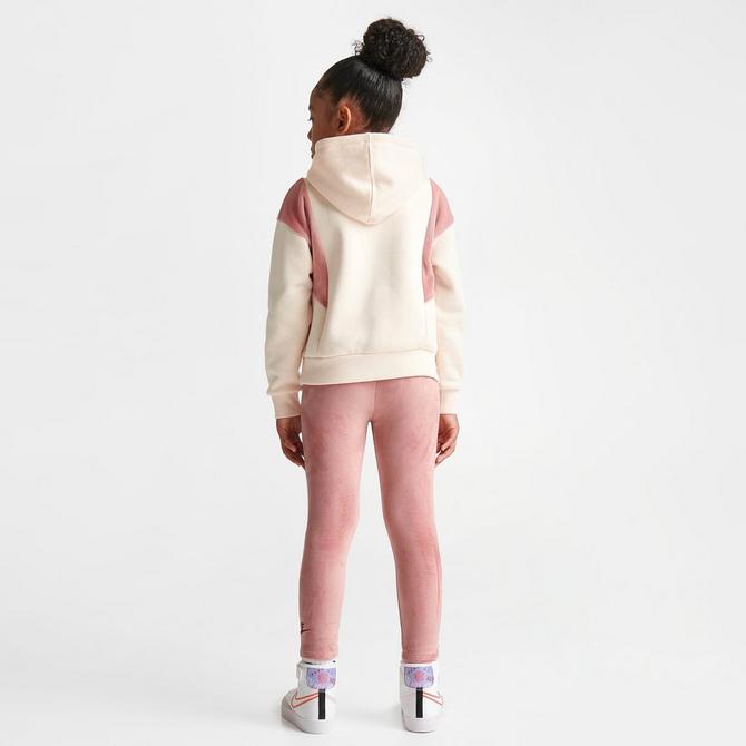 Nike Home Swooshes Pullover Hoodie & Leggings Set