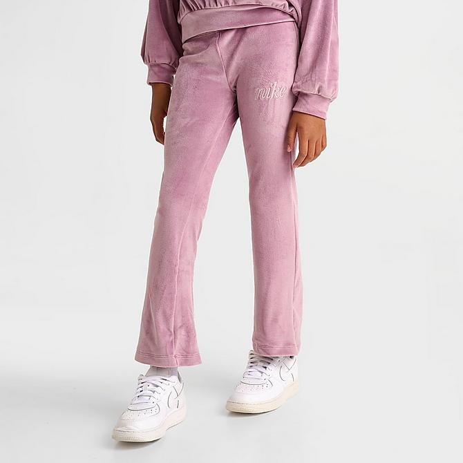 Lil Legs Velour Girls Set - Dusty Plum Lil Legs Velour Girls Set - Dusty Plum