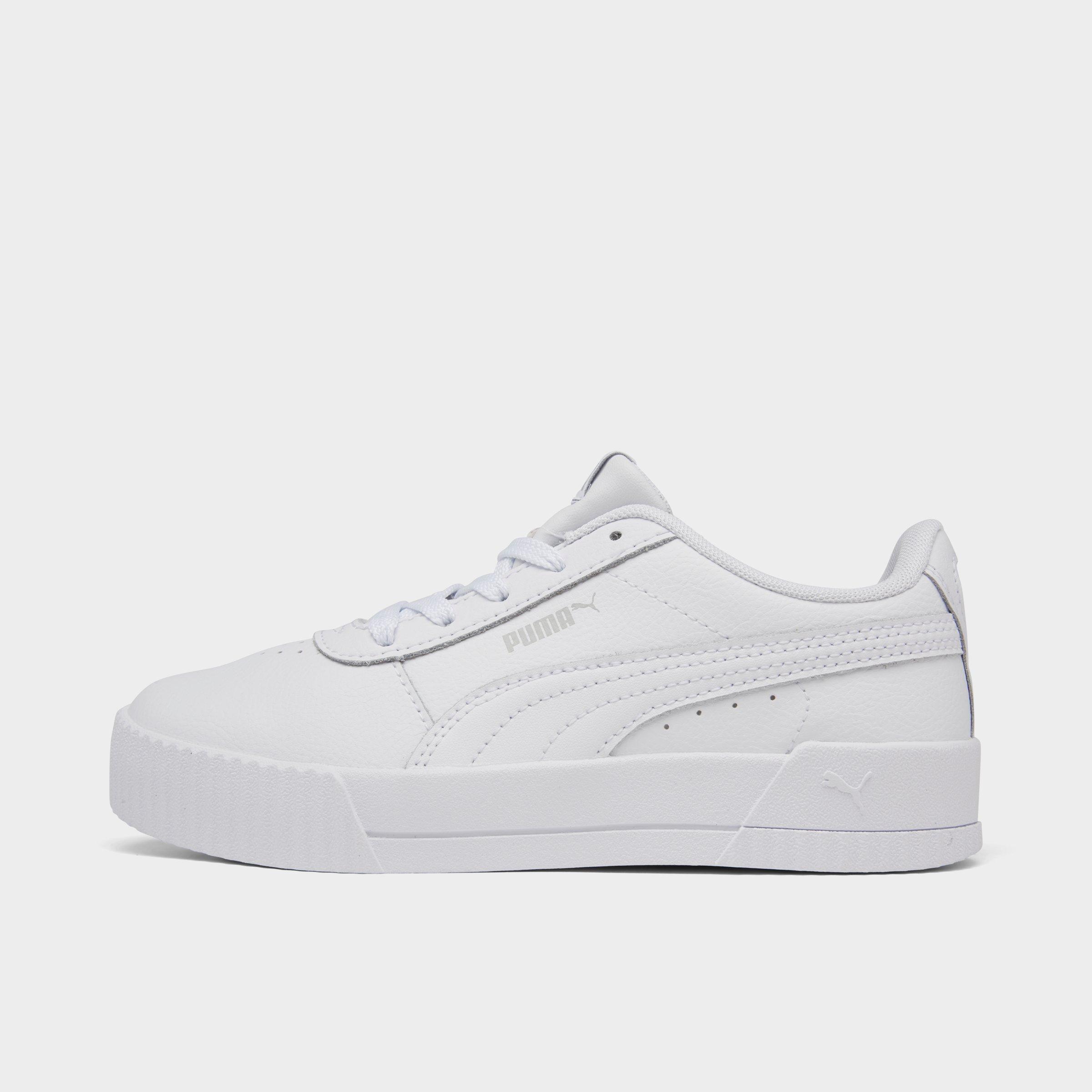 puma carina leather trainers ladies