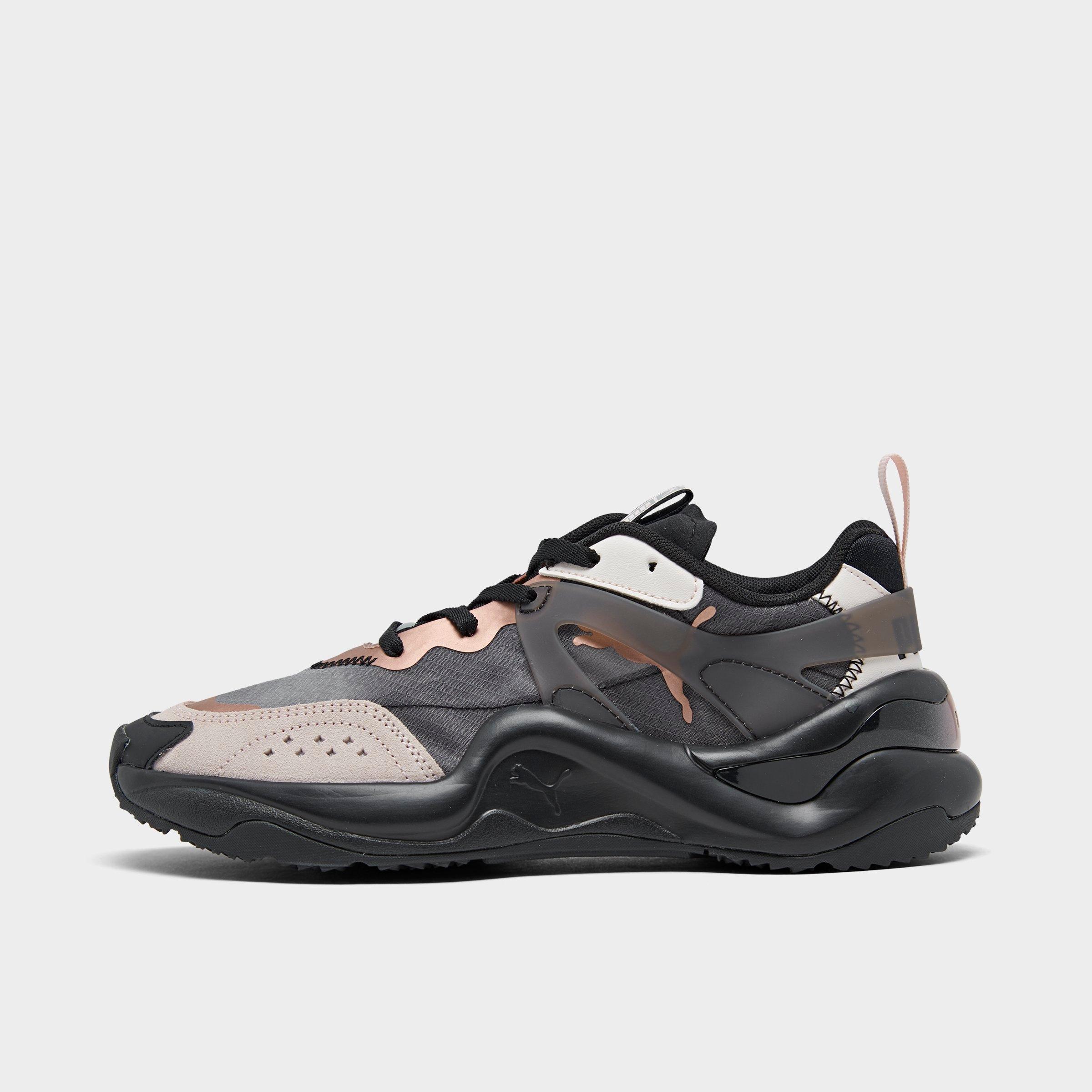 puma black casual shoes
