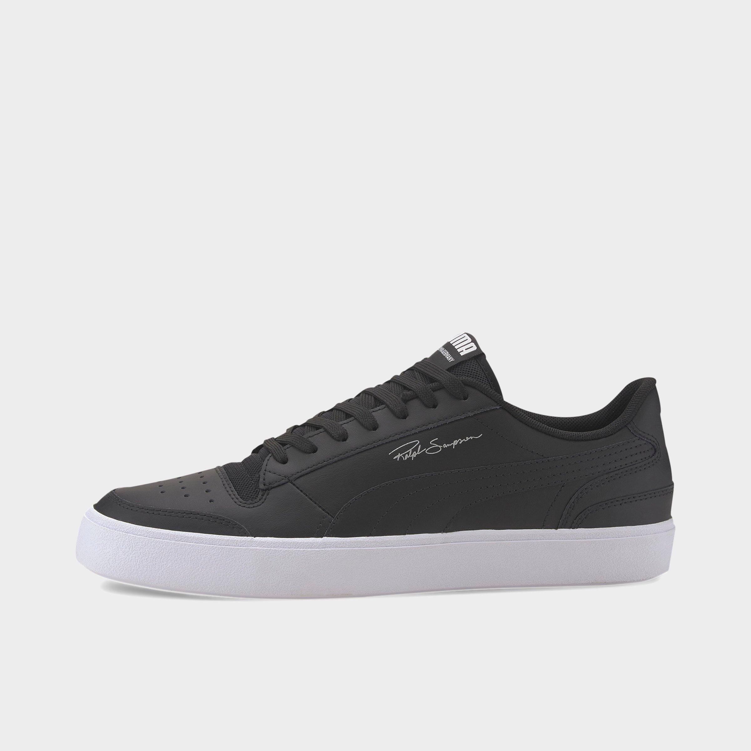 puma black casual shoes