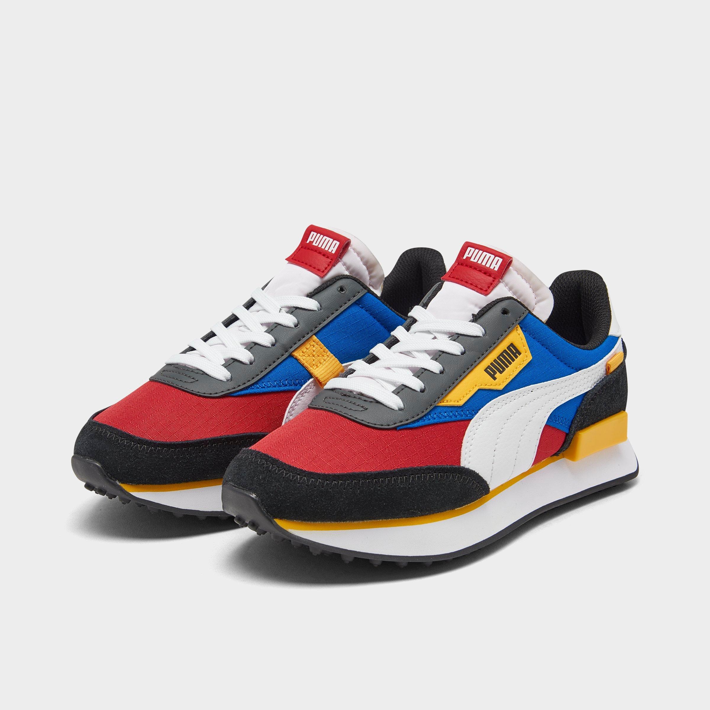 Big Kids Puma Future Rider Neon Play Casual Shoes Jd Sports