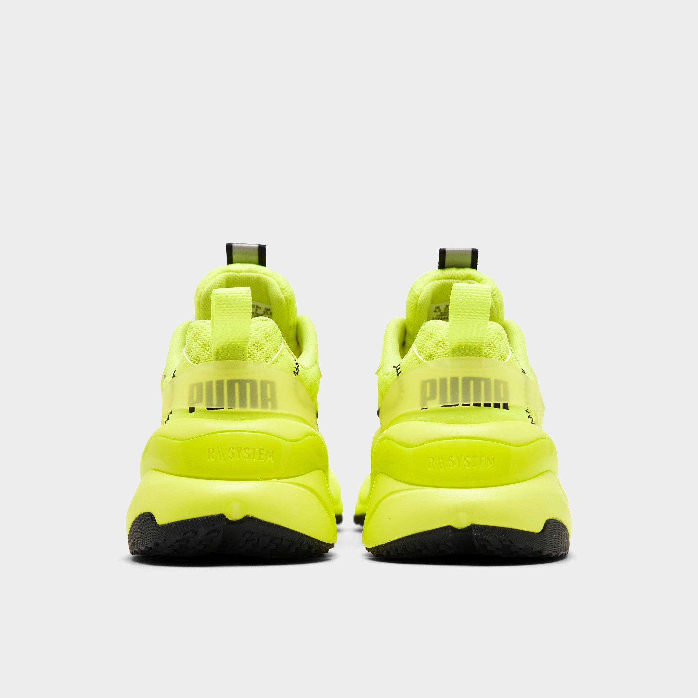 puma neon green shoes