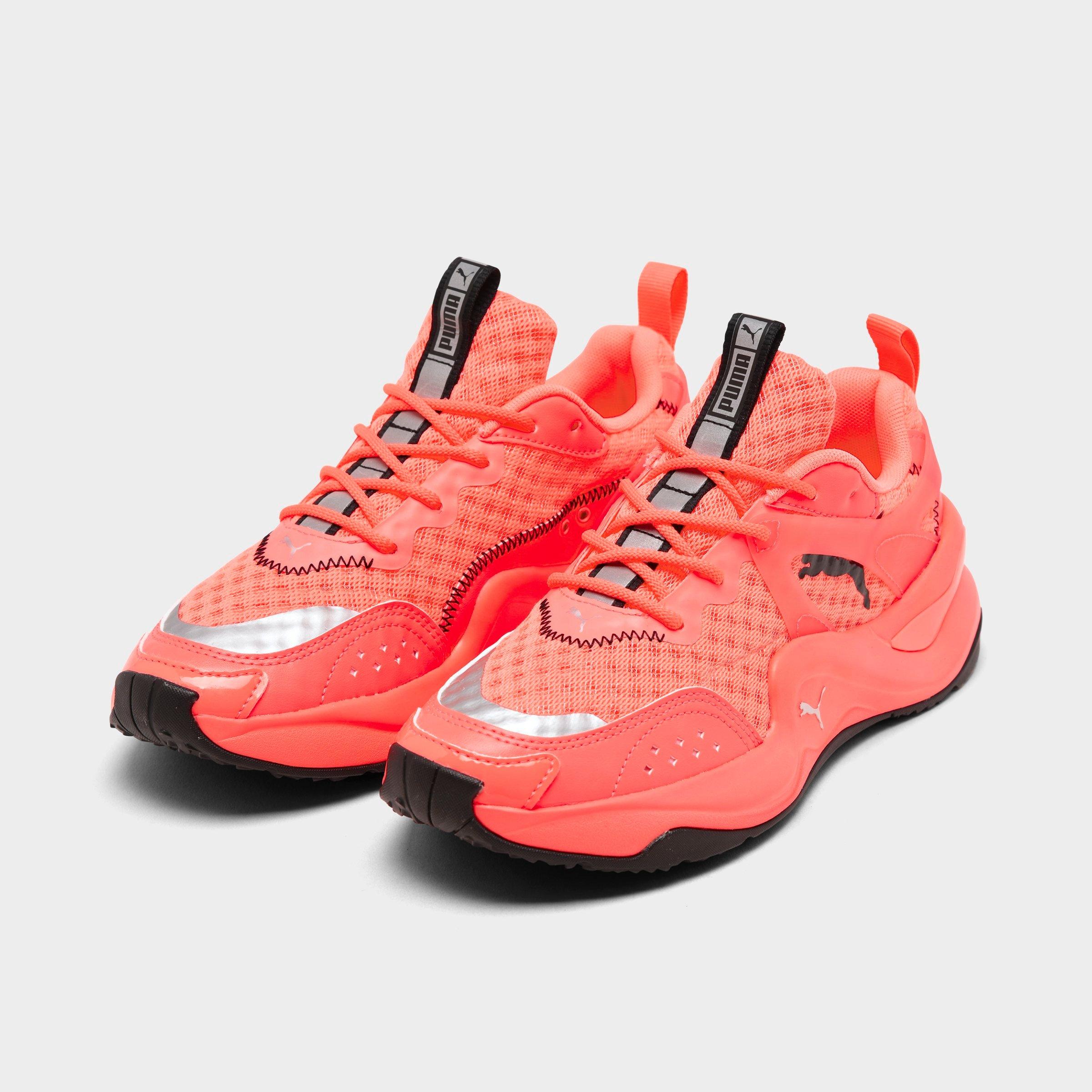 puma rise neon women's sneakers
