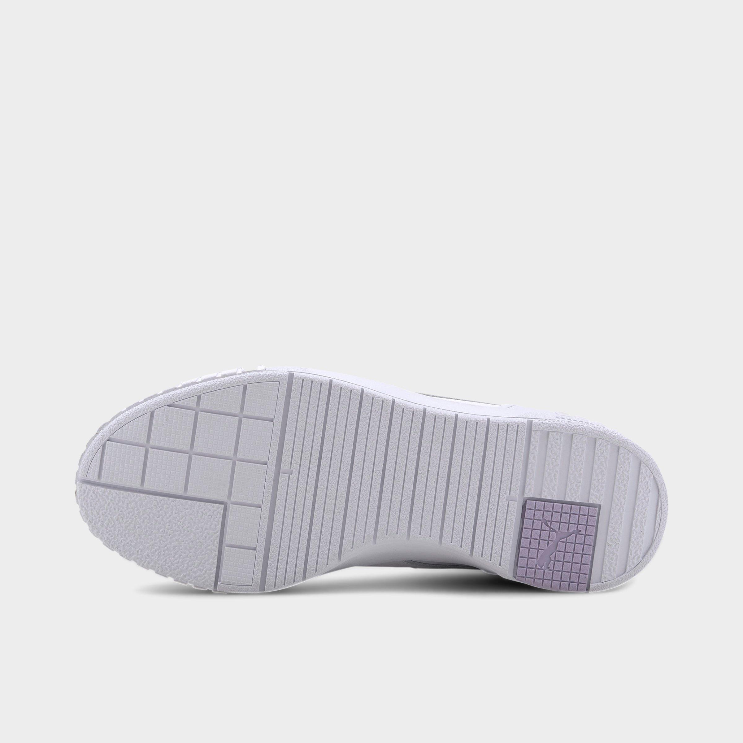puma cali white purple heather