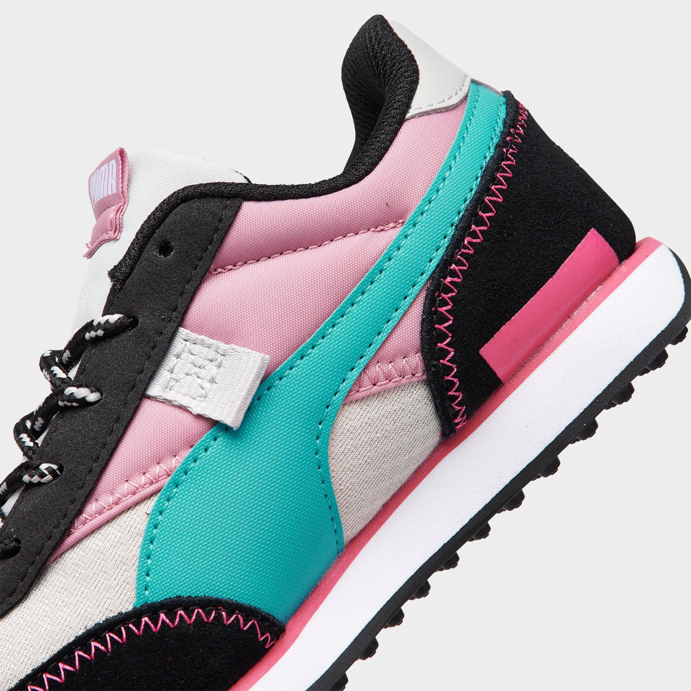 puma shoes pink and blue