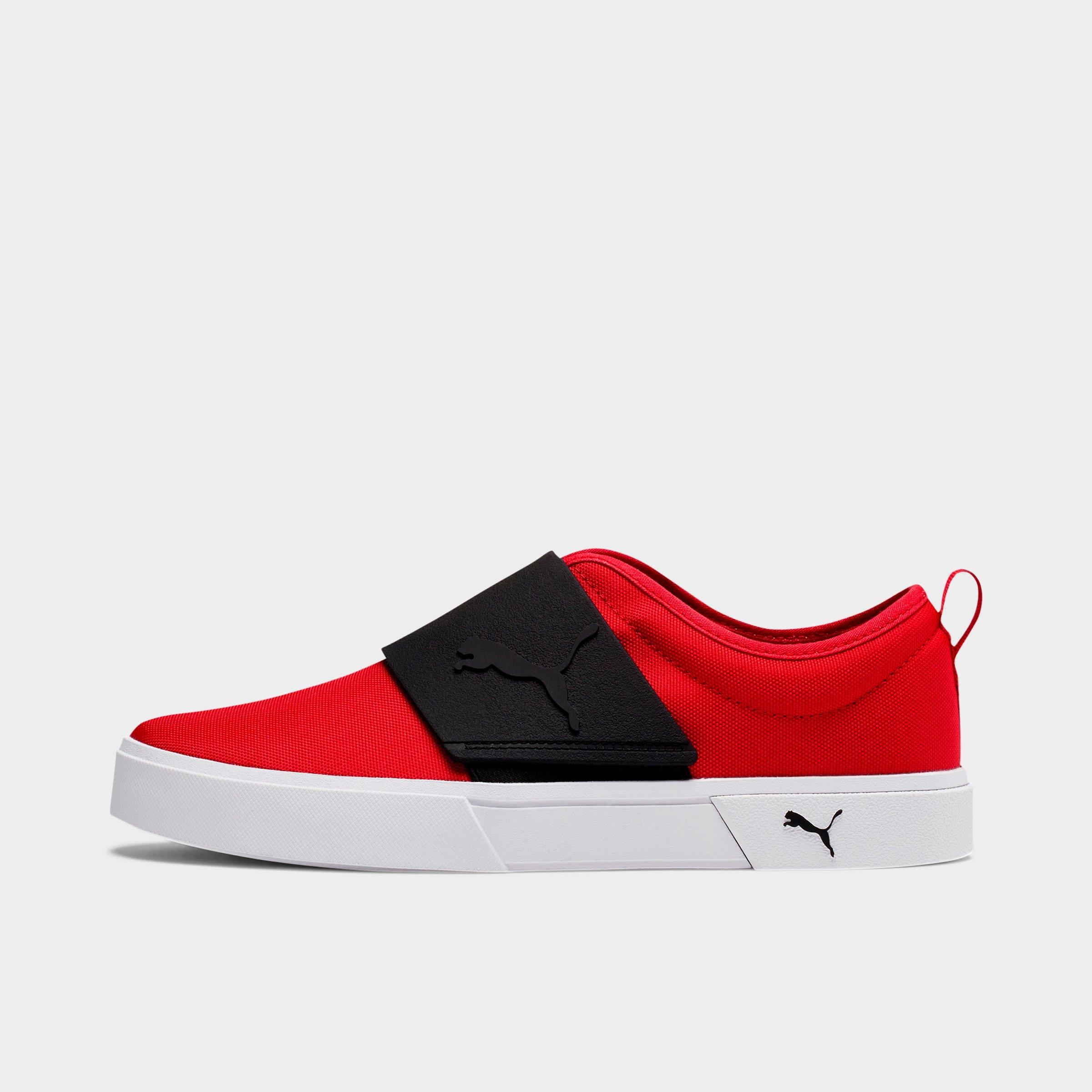 puma red casual shoes