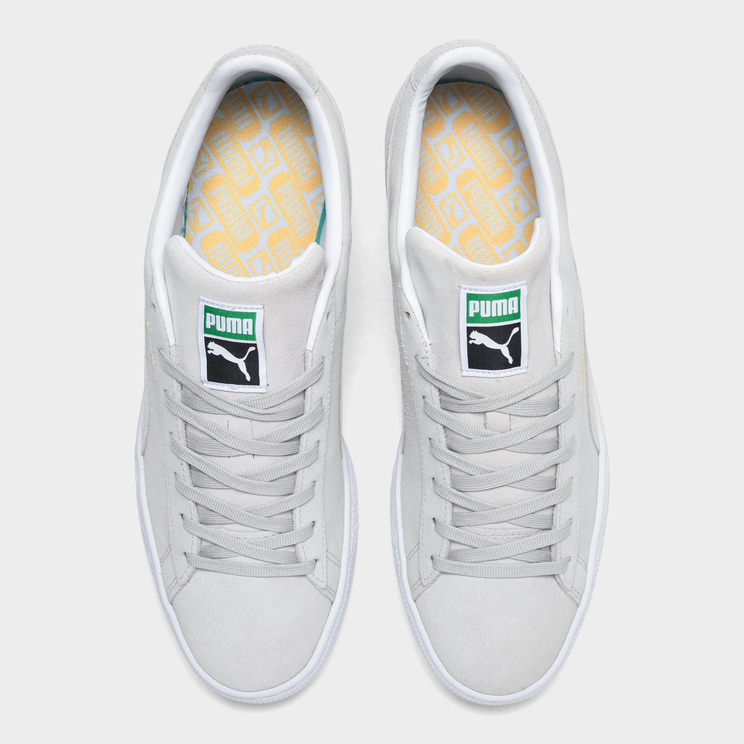 puma suede triple white