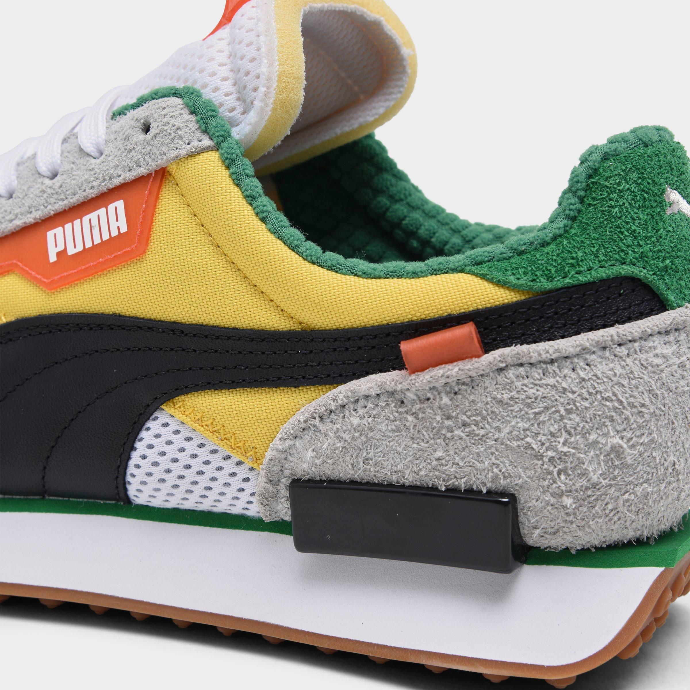 puma yellow sandals