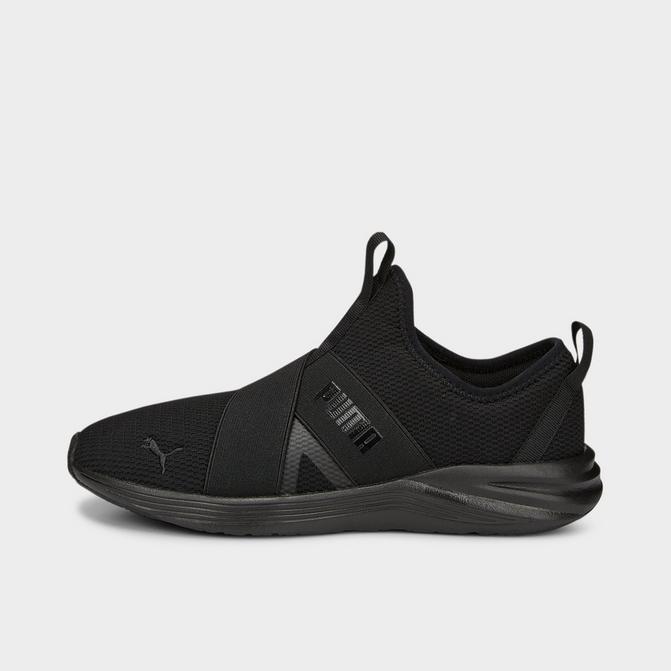 Puma black hot sale training shoes