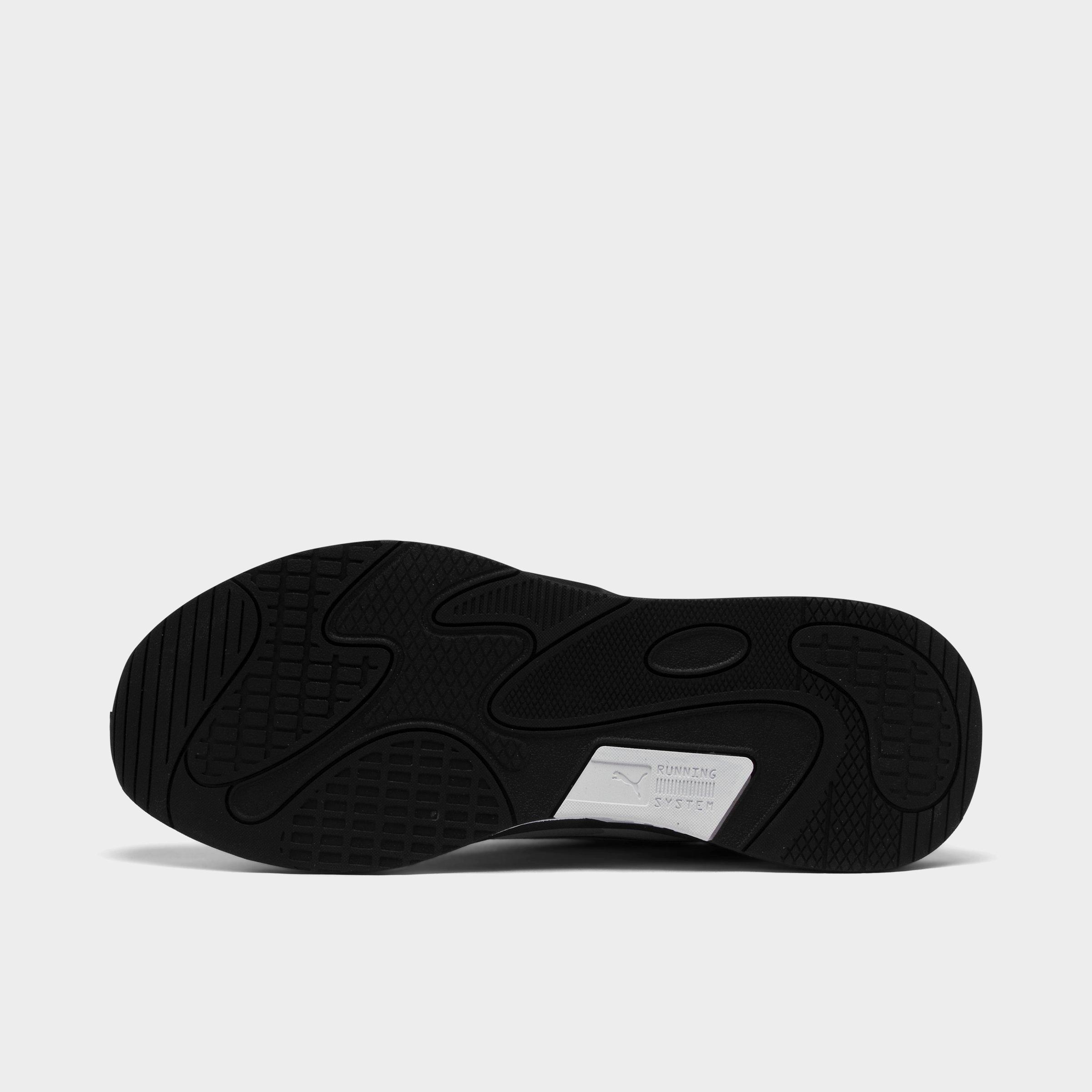 puma black and white shoes