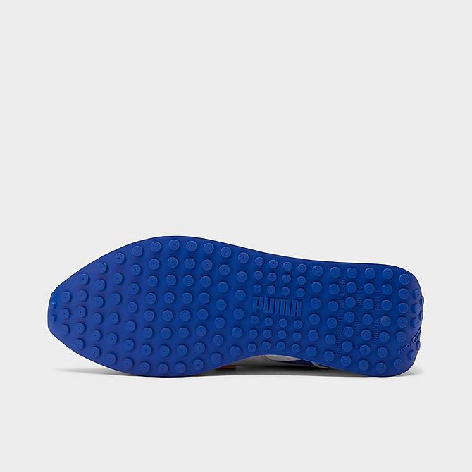 Bottom view of Men's Puma x White Castle Future Rider Casual Shoes in Puma White/Royal Blue Click to zoom