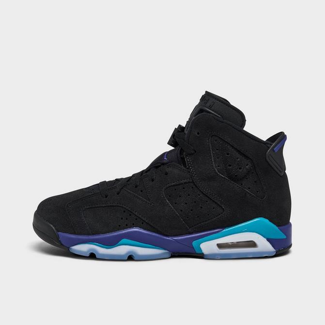 Jordan retro 6 on sale black and blue