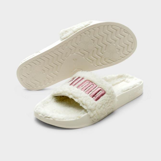 White puma slides outlet women's