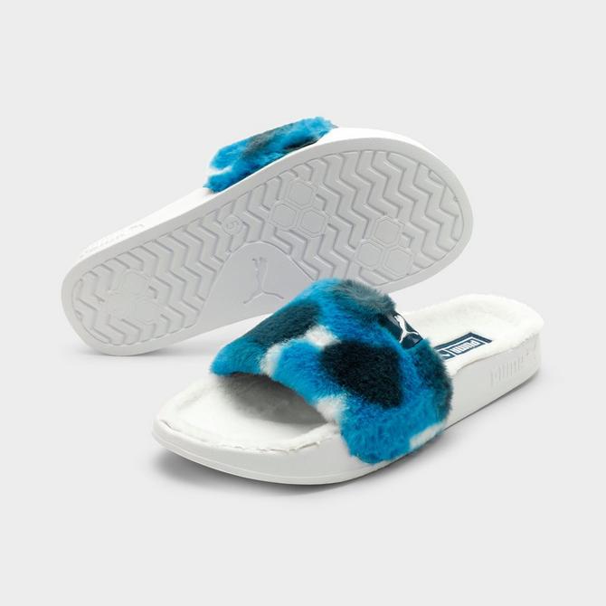 Puma furry store slides 2.0