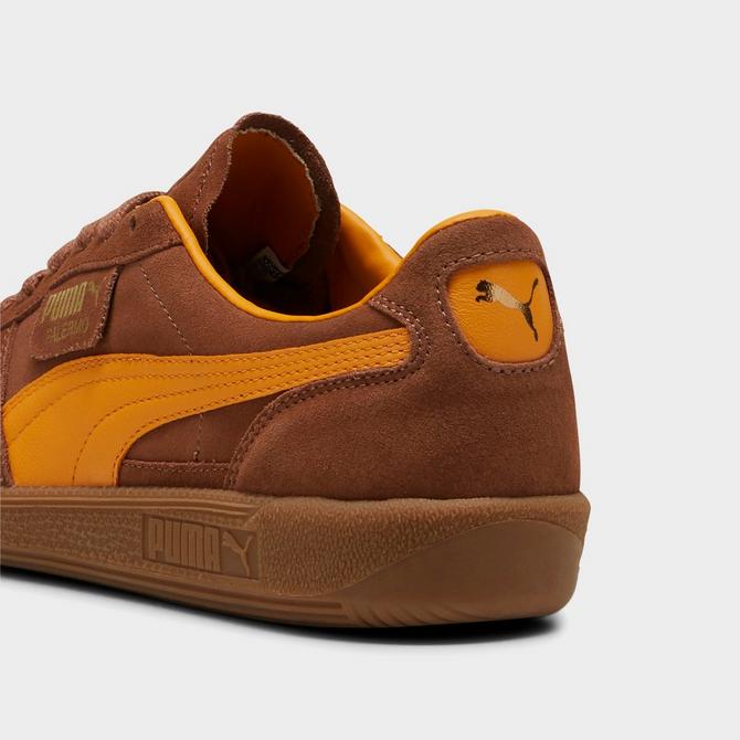 Brown leather deals puma sneakers