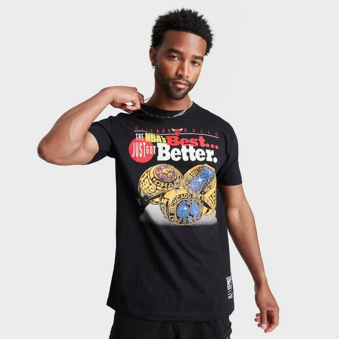 Chicago Bulls basketball NBA T Shirt Size M Mens Black Short