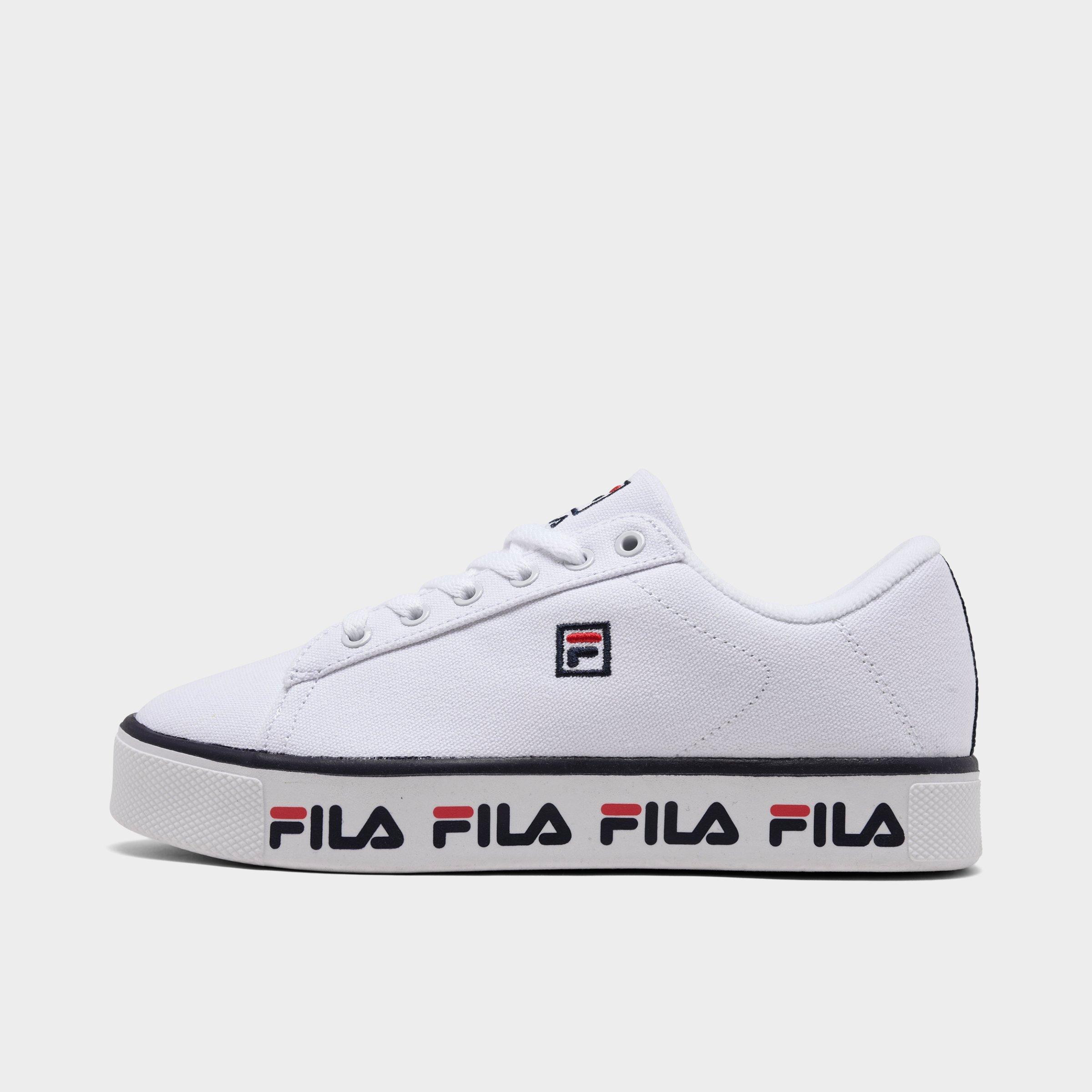 big white shoes fila