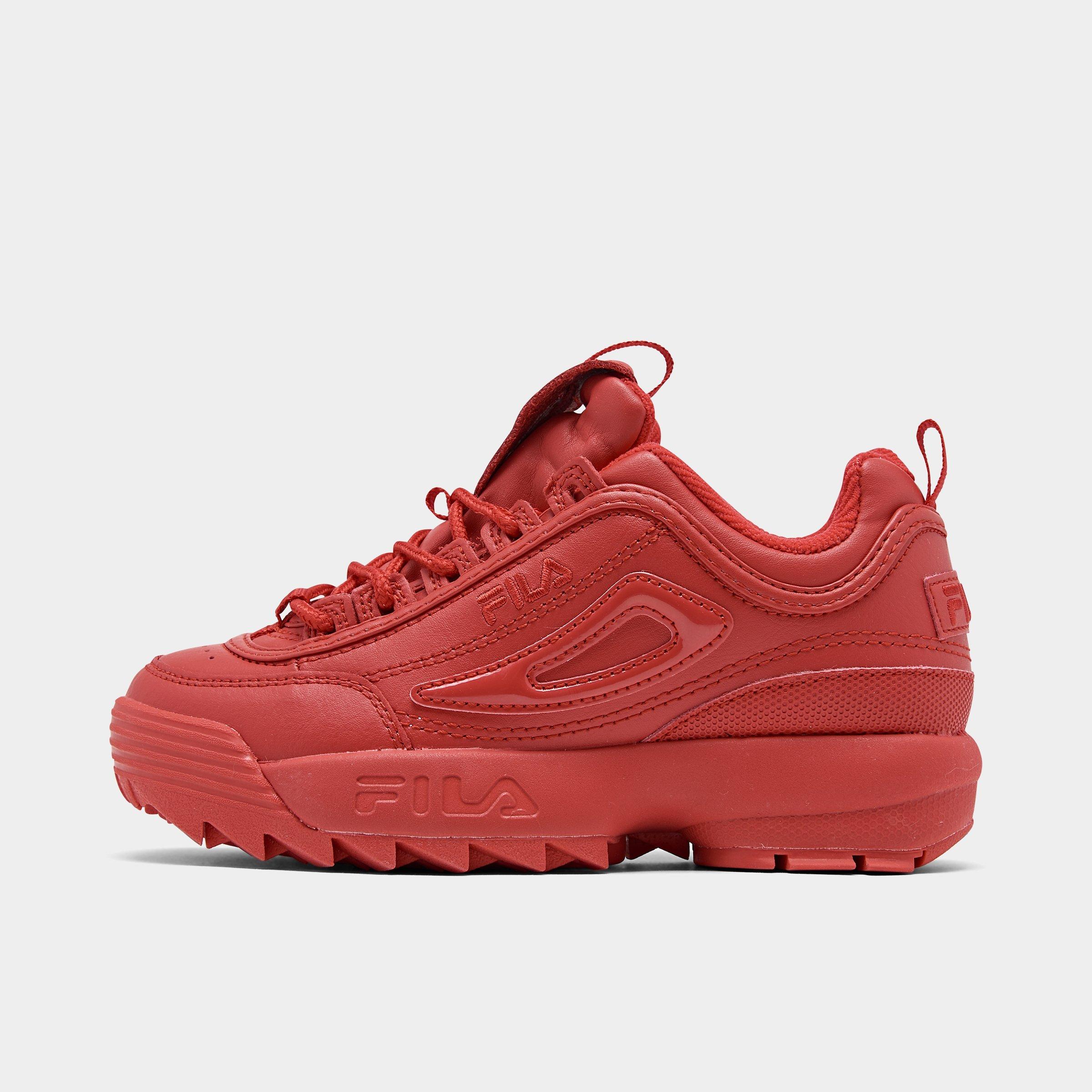 pink fila shoes kids