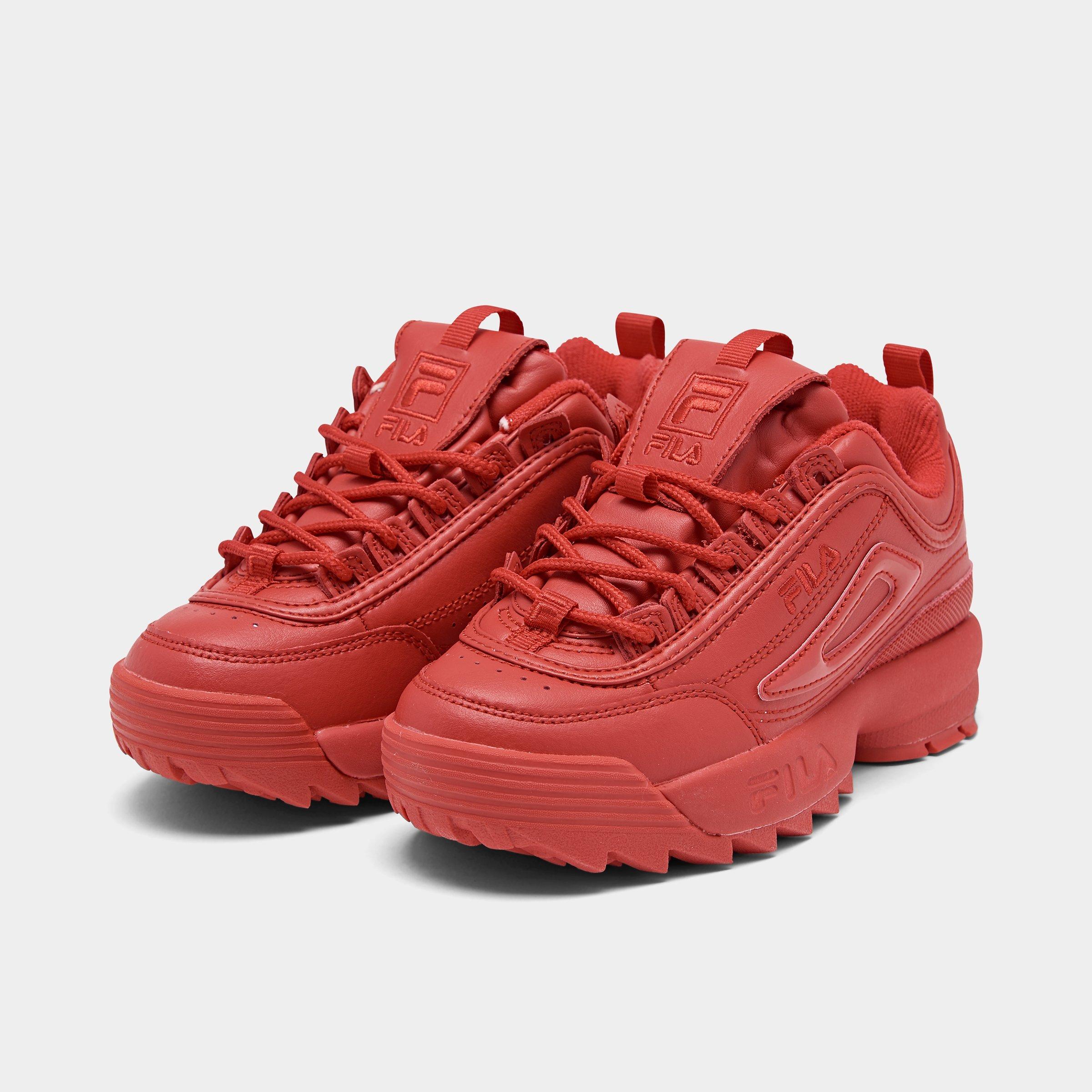 fila disruptor all red