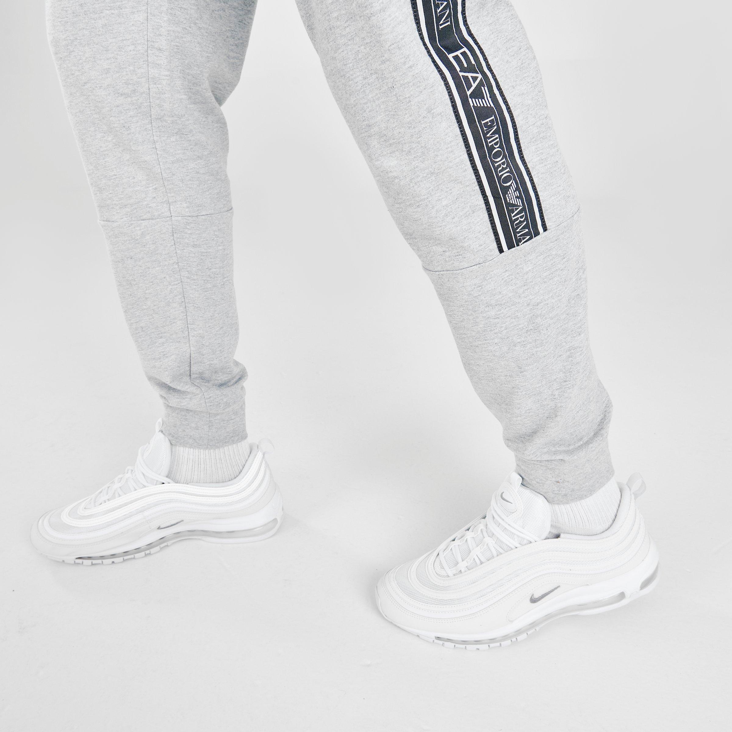 ea7 tracksuit grey mens