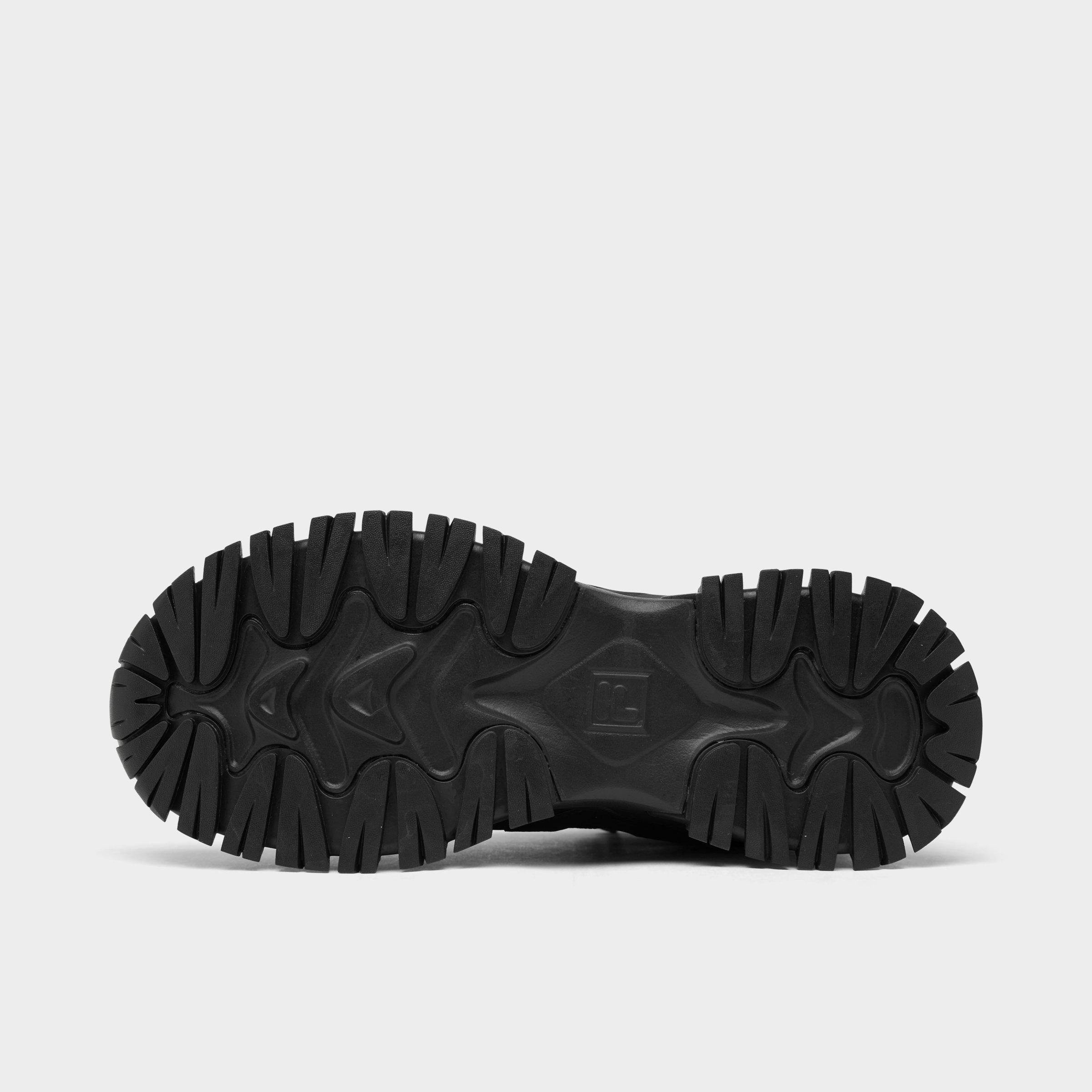 Fila Big Kids' Ray Tracer TR 2 Mid Casual Shoes in Black/Black Size 6.5 | Lace