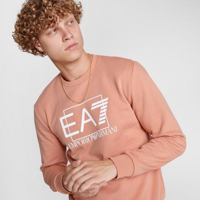 Ea7 visibility logo online sweatshirt