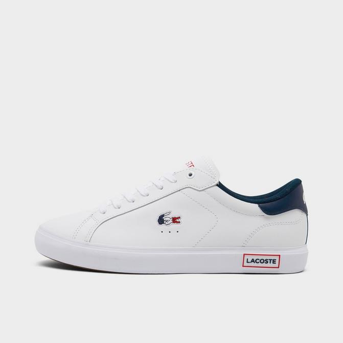 Men s Lacoste Powercourt Leather Casual Shoes JD Sports