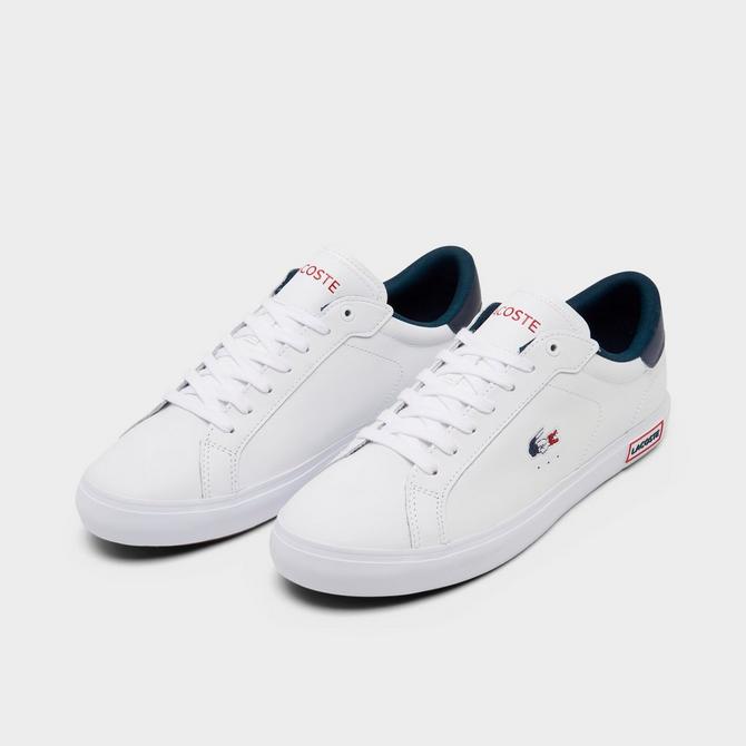 Men s Lacoste Powercourt Leather Casual Shoes JD Sports