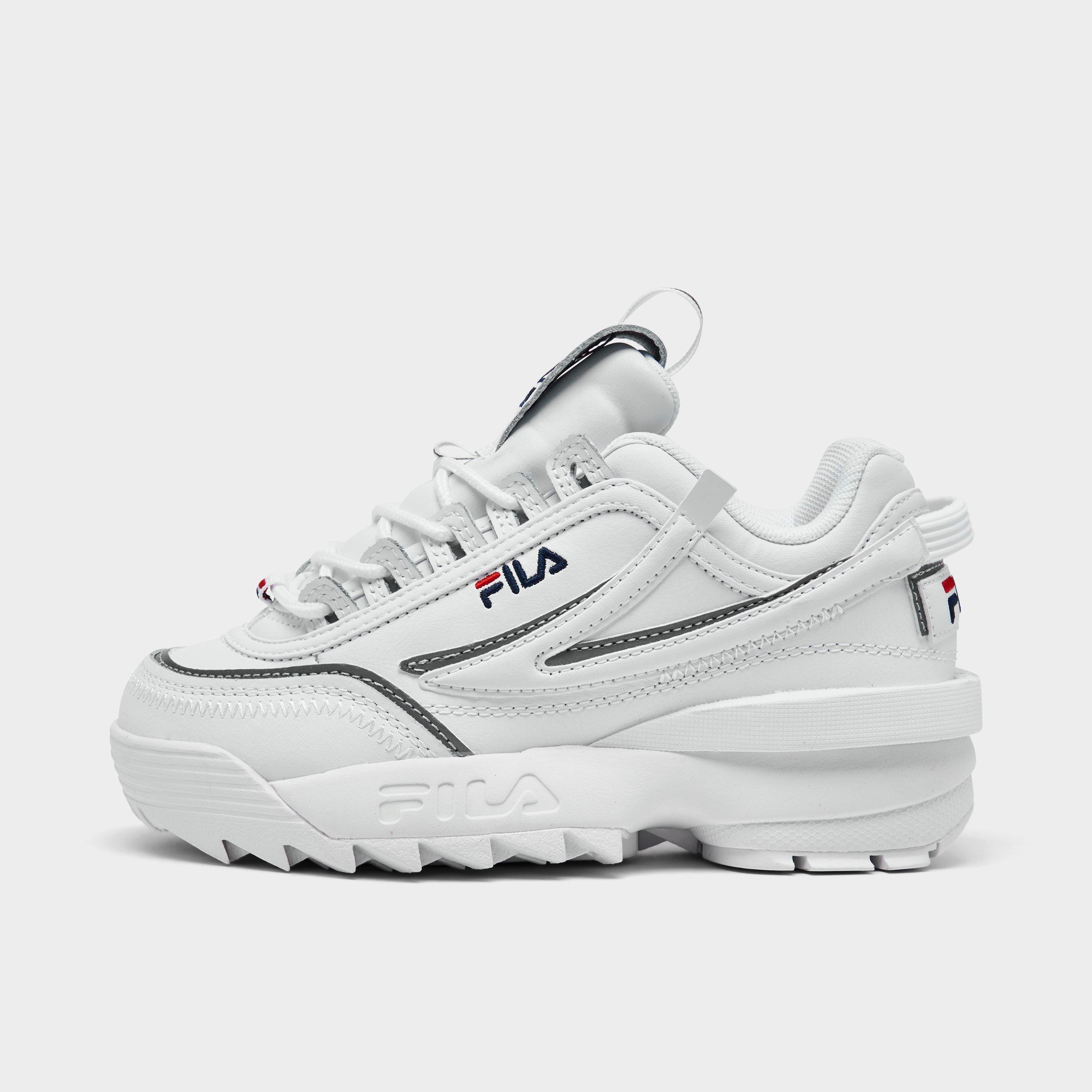 white fila shoes jd