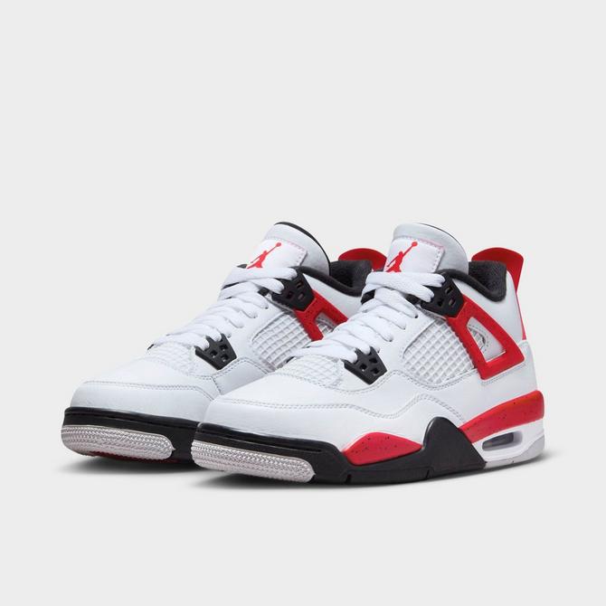 Big Kids' Air Jordan Retro 4 Basketball Shoes