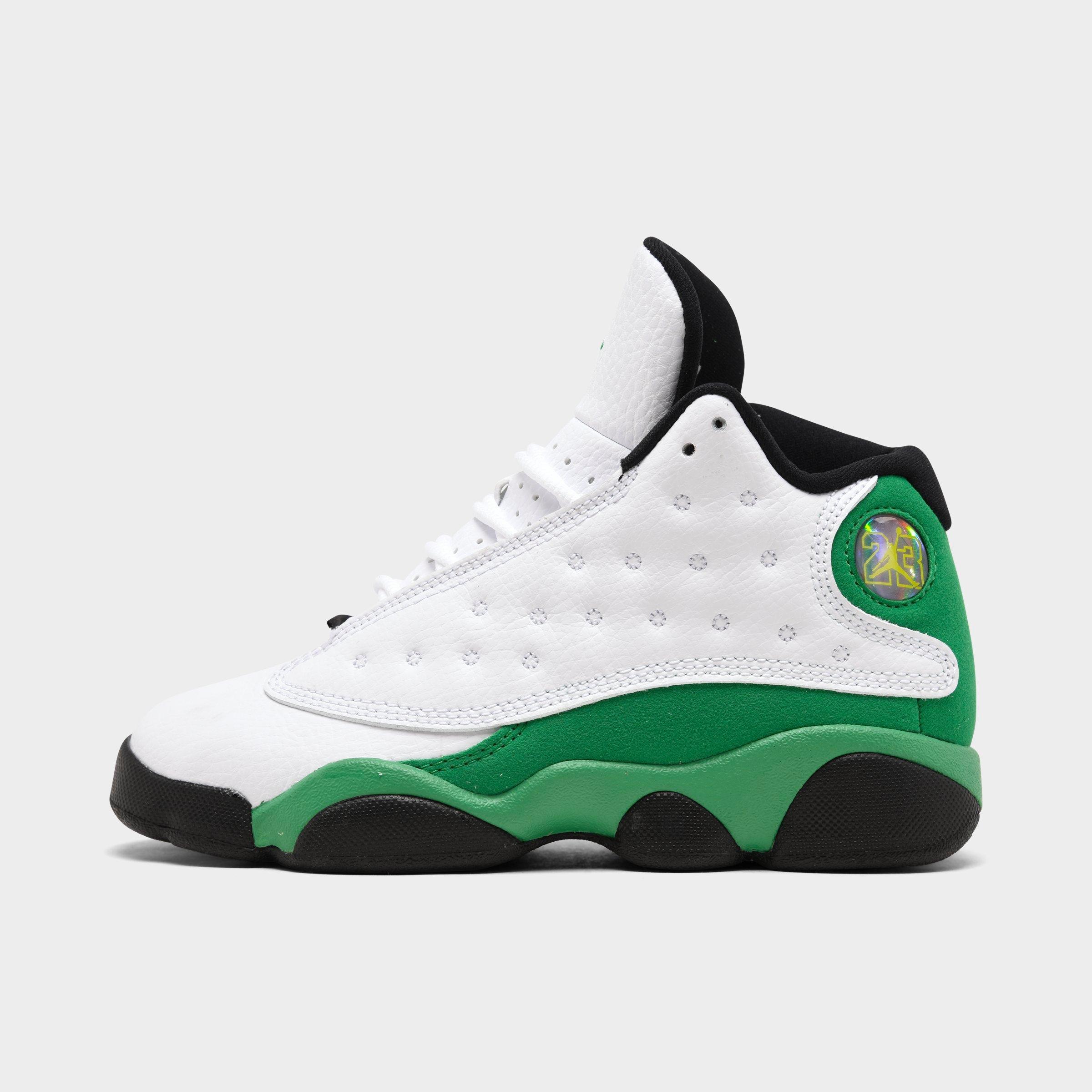 aurora green jordan 13 preschool