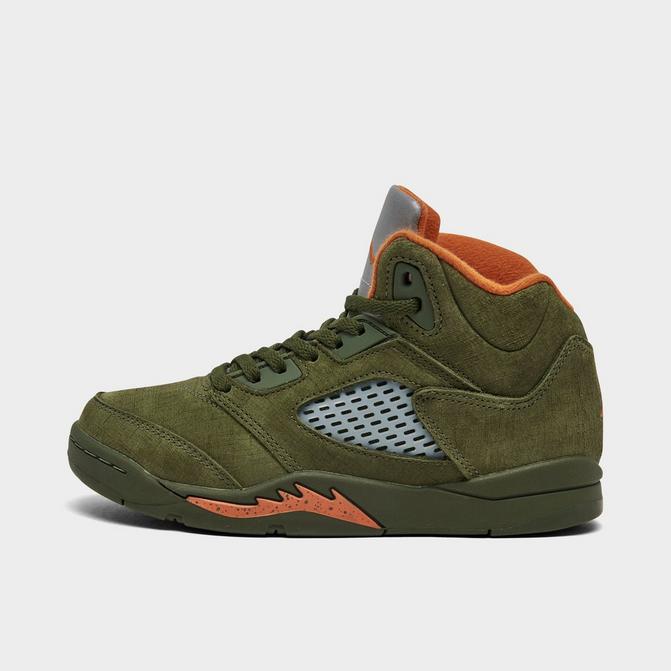 Jordan 5 hot sale army green