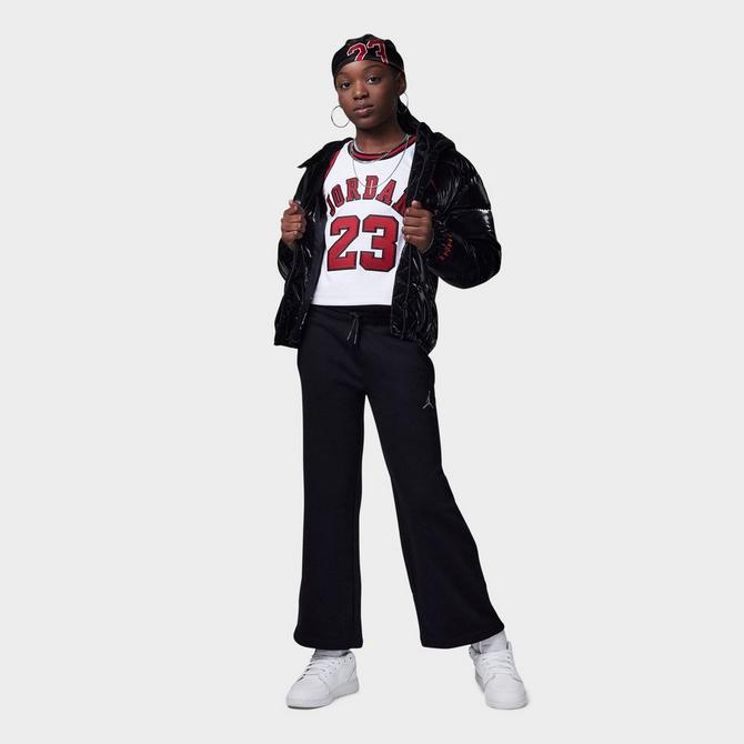 Girls' Jordan Icon Play Wide Leg Pants