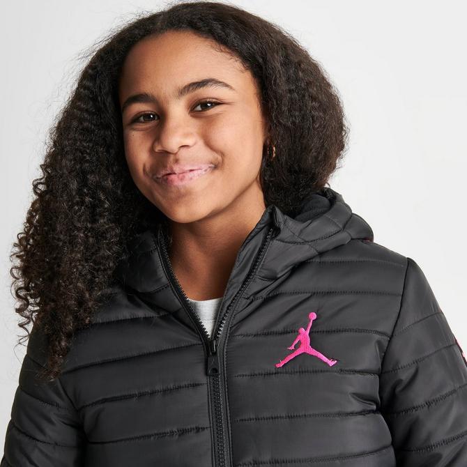 Girls black nike clearance coat