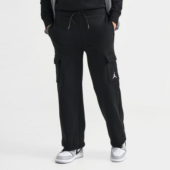 Girls Jordan Y2K Fleece Open Hem Cargo Pants