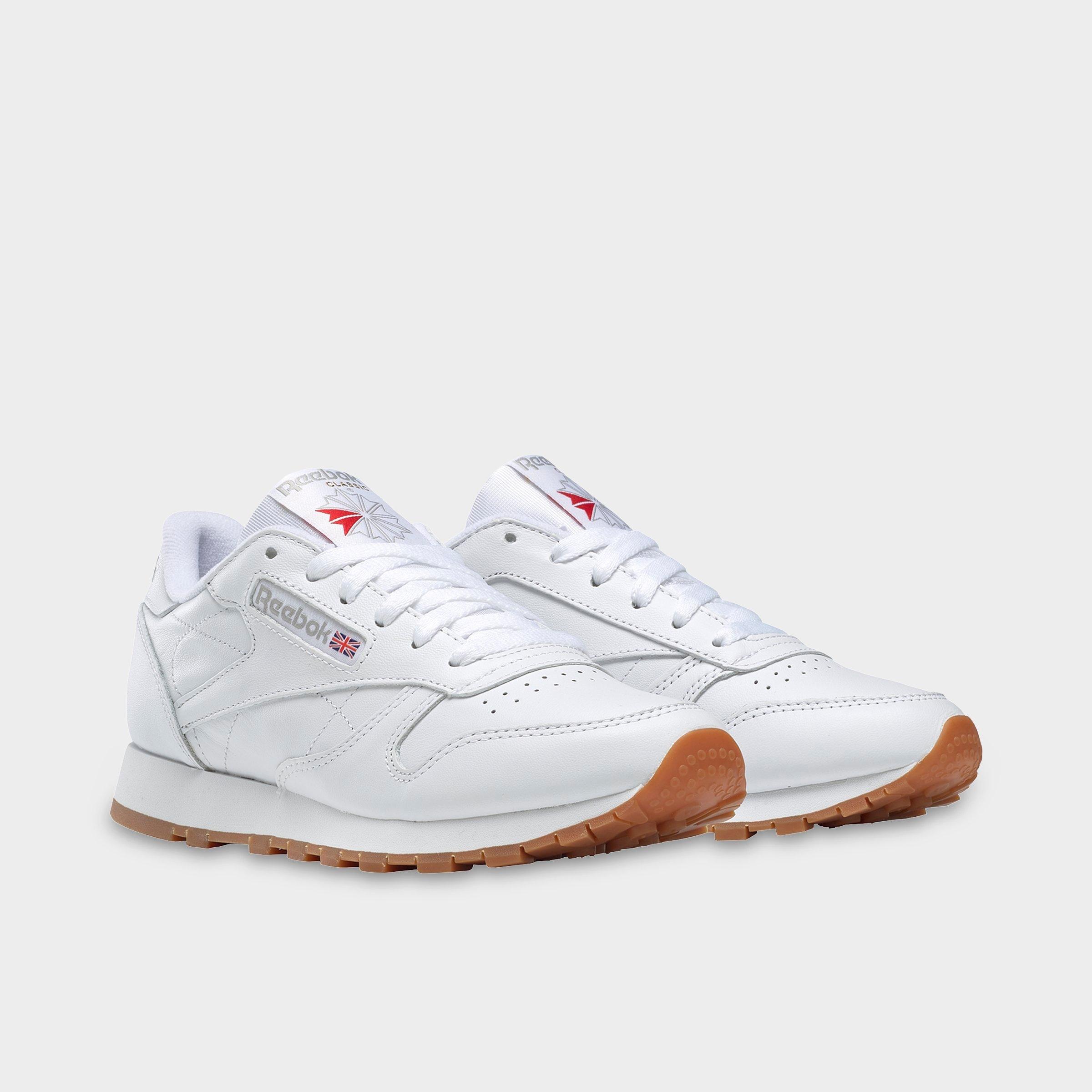 reebok classic leather white gum womens