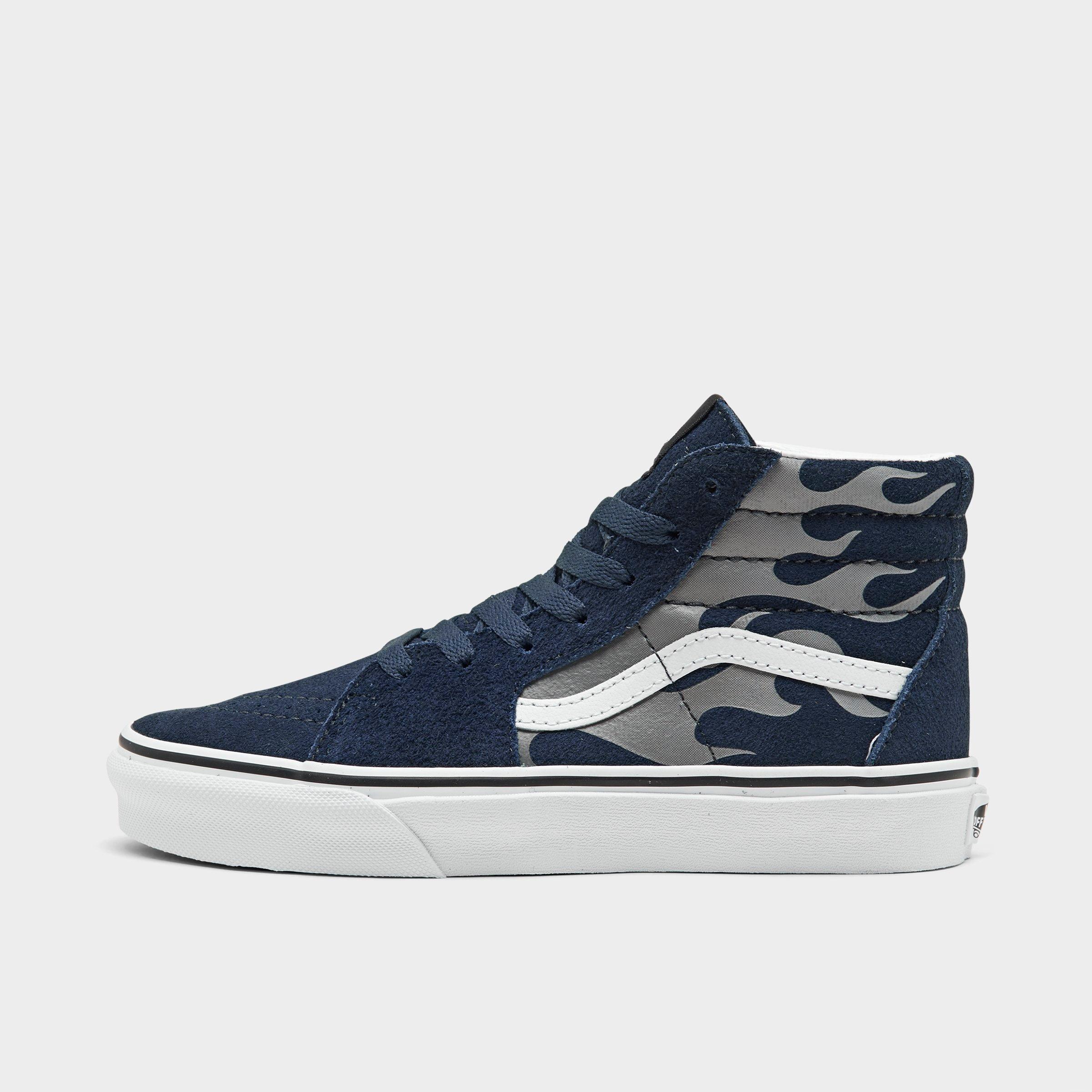 Little Kids' Vans Sk8-Hi Suede Flame Casual Shoes| JD Sports