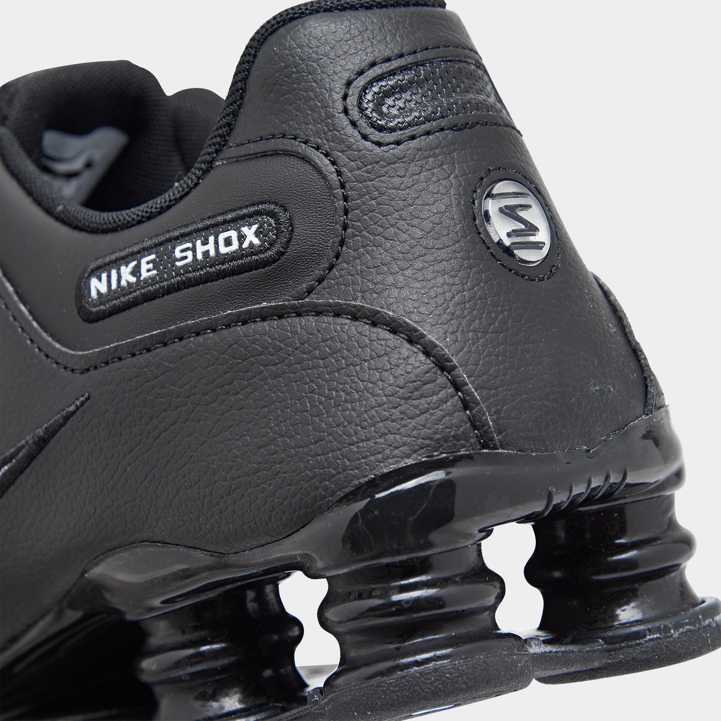 nike shox nz black and white