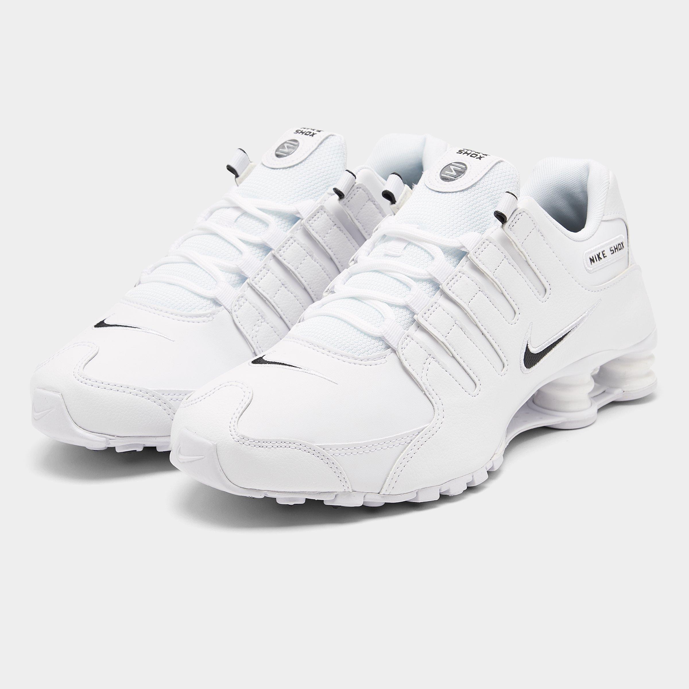 nike shox nz white black