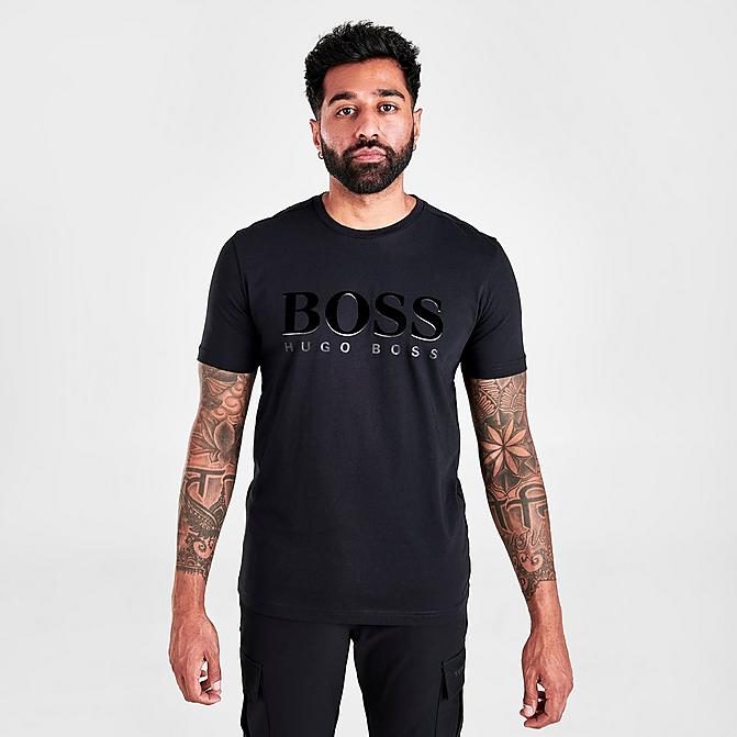 Men's Hugo Boss Tee 3 Logo Print Short-Sleeve T-Shirt | JD Sports