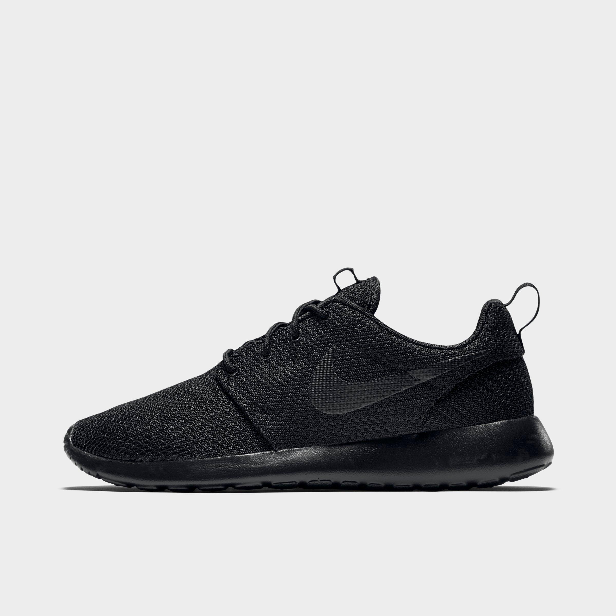 nike platform sneakers black