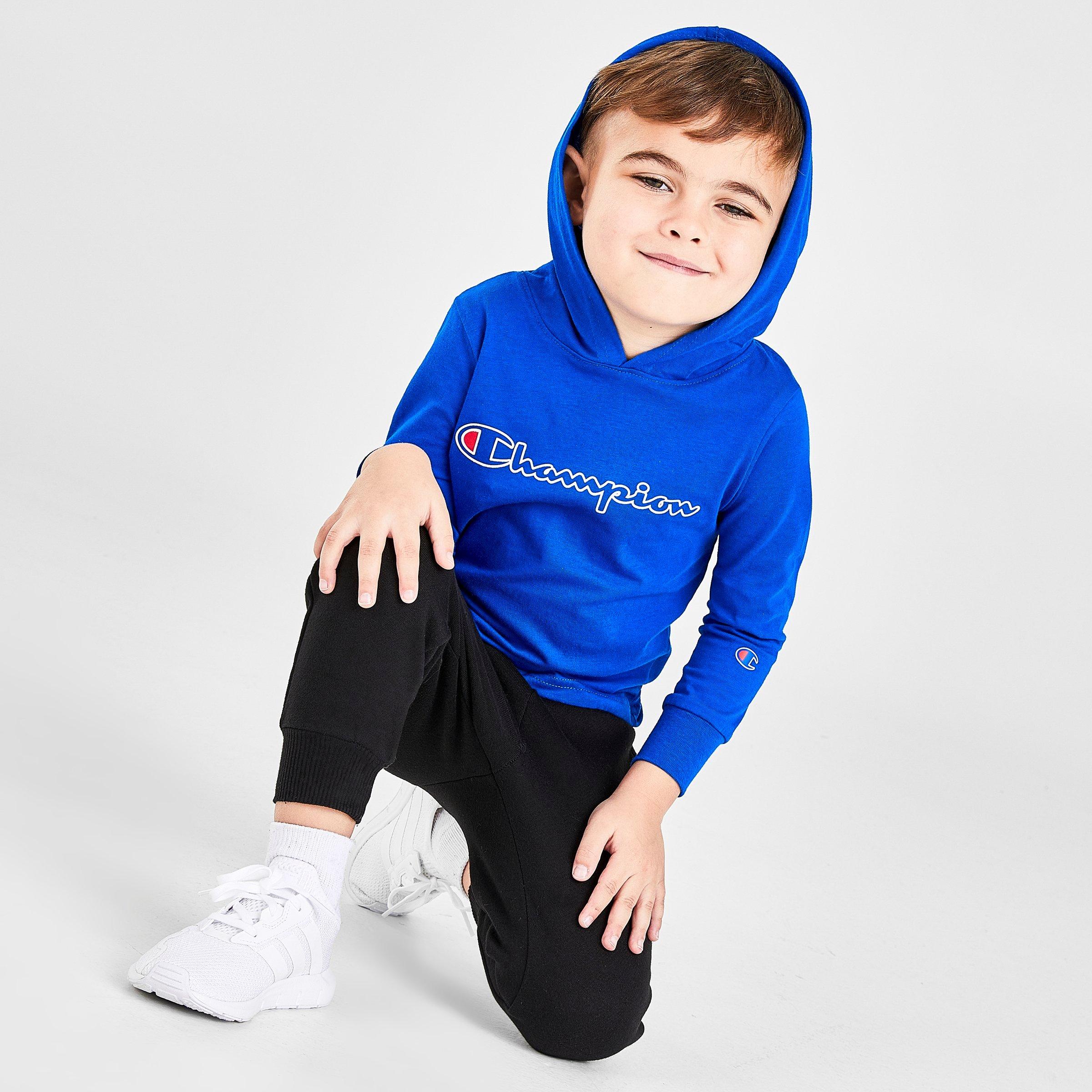 blue champion jogger set