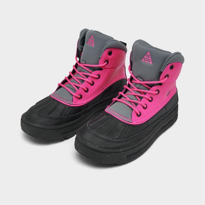 Nike acg boots on sale pink and black