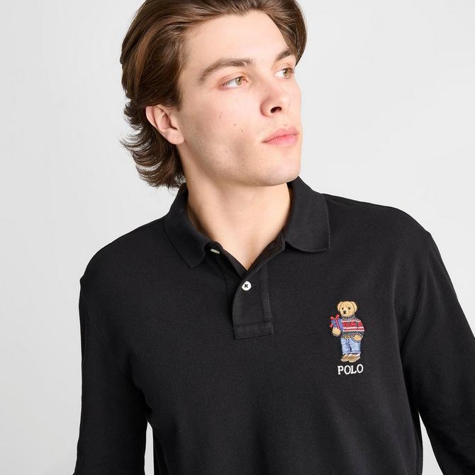 Polo shirt with bear on clearance it