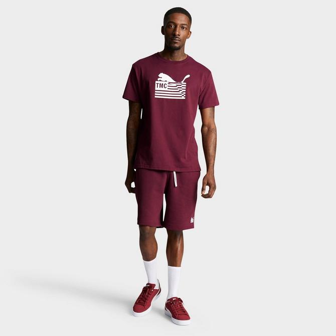 Burgundy puma sale shirt