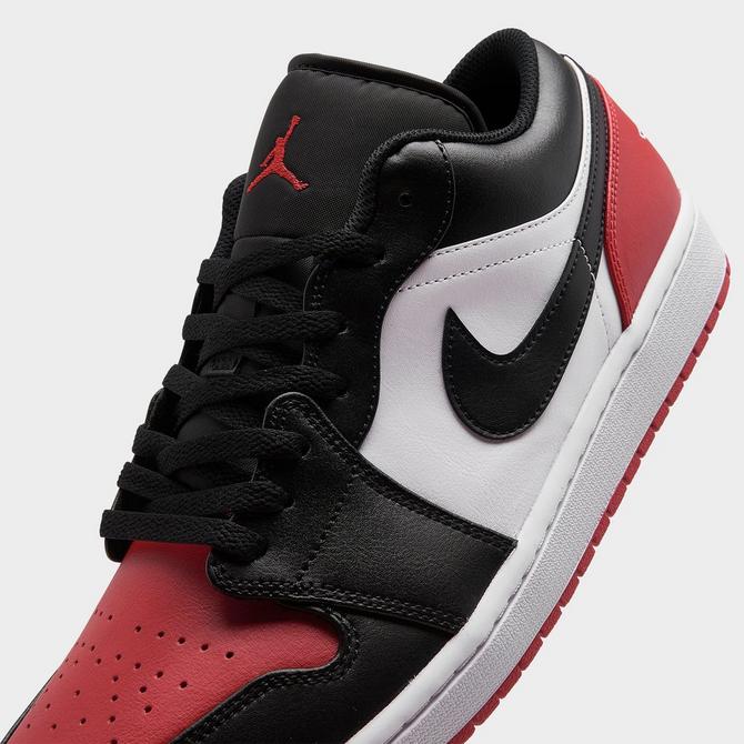 Jordan black red shoes online