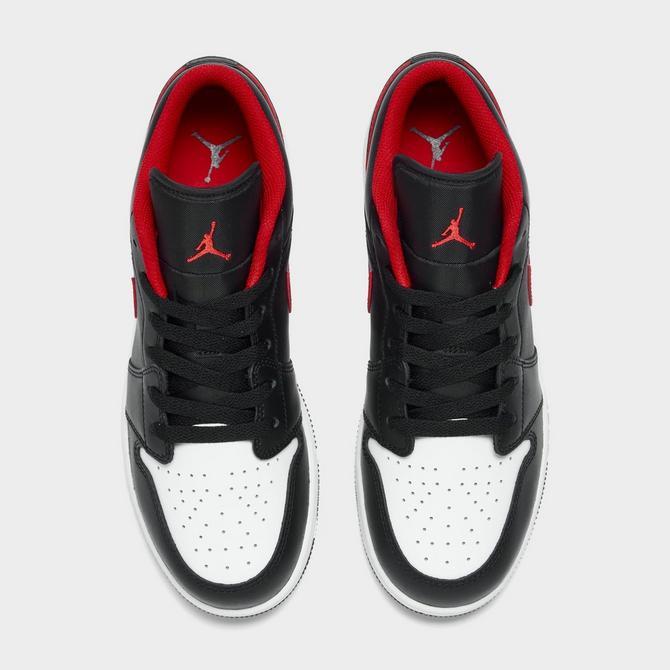 Jordan 1s red 2024 white and black