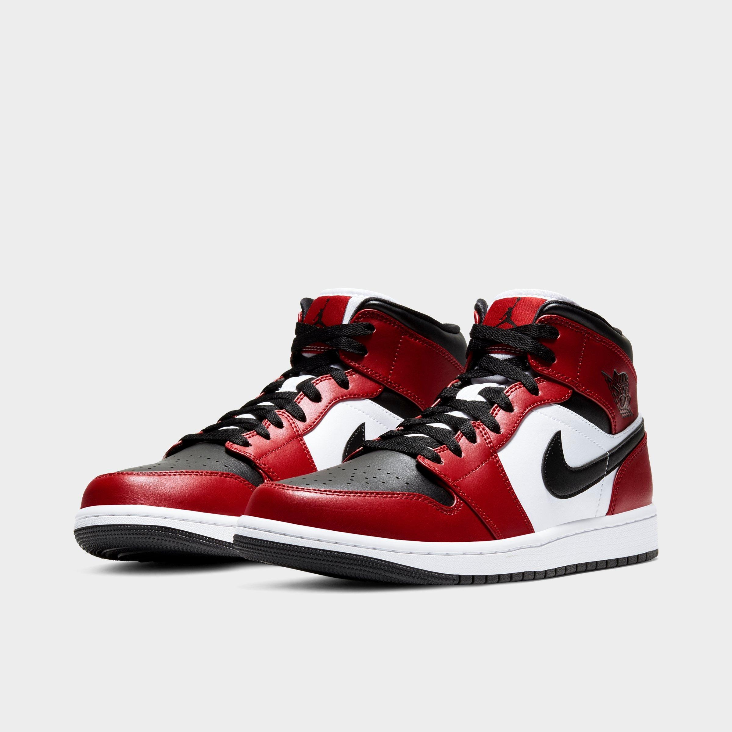 men's air jordan 1 mid retro basketball shoes