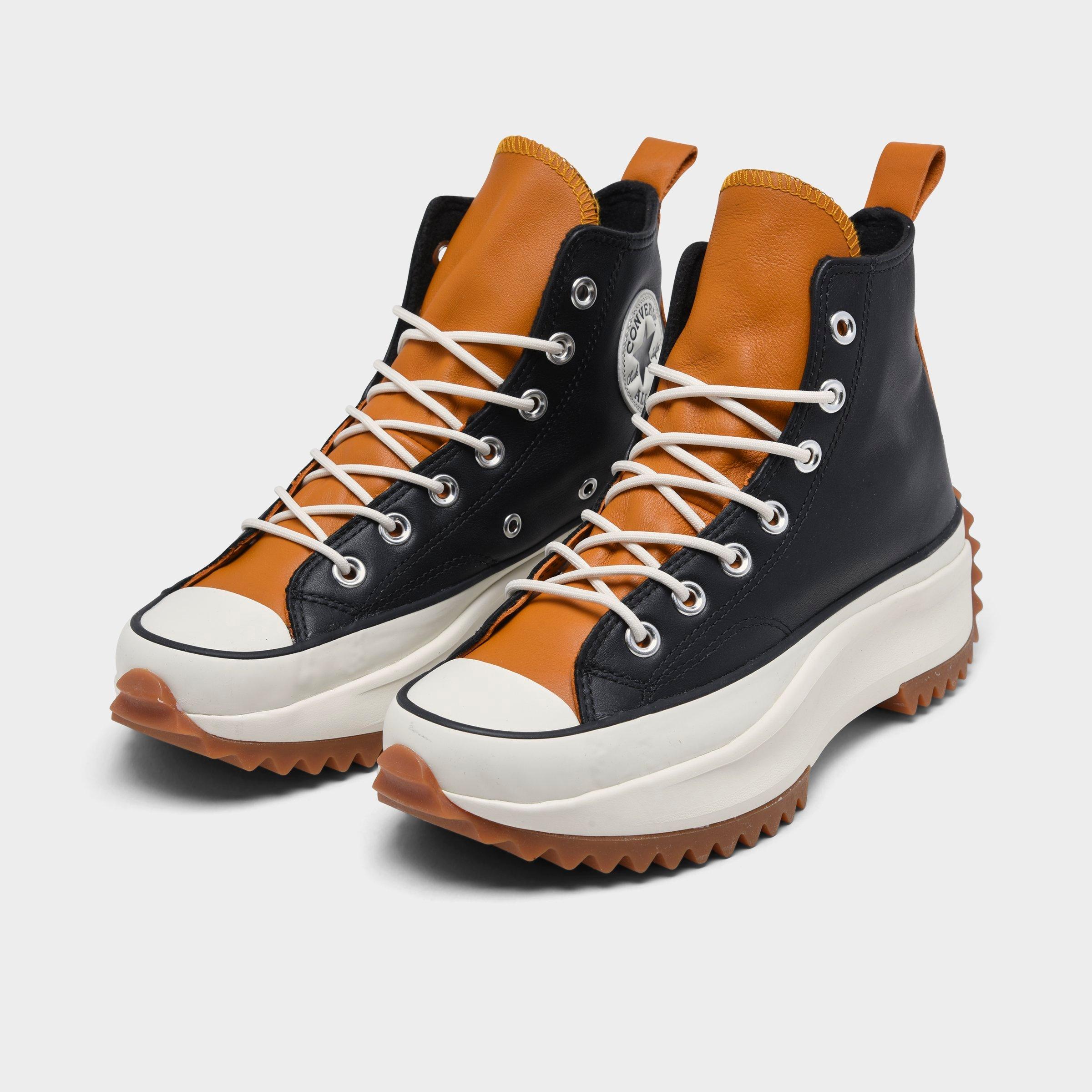 women's converse run star hike leather platform sneaker boots